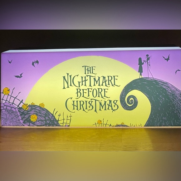 Disney Tim Burton’s The Nightmare Before Christmas Logo Light Made By Paladone - Picture 7 of 7